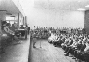 The hall designed to accommodate 500