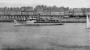 Dinard before conversion leaves St Malo en route to Jersey