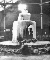 The market fountain froze in 1895 ...