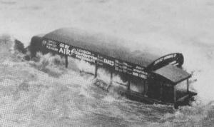 ... and submerged by the waves