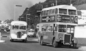 A double-deckers at West Park in the early 1960s
