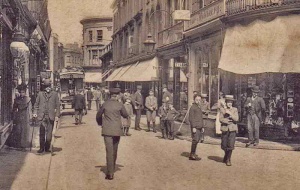 The street in Edwardian times