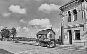 The old railway shed was demolished in 1938