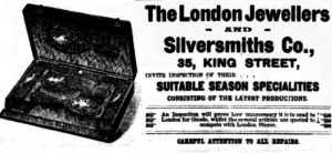 1899 Evening Post advert