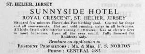 Sunnyside advert from 1945