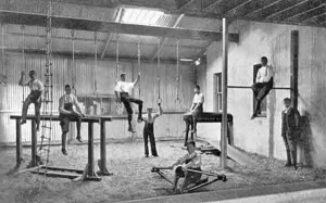 The school's gymnasium