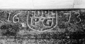 A datestone at 31 Broad Street