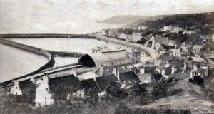 A corner of the harbour behind the railway terminus is reclaimed