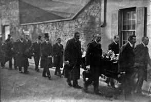 Funeral of Philip Nicolle Gallichan's father