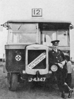 A No 12 bus, later converted for the promenade service
