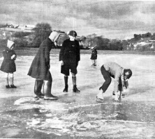Skating at Beaumont in 1940