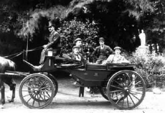 A carriage outing to La Hougue Bie