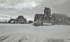 St Lawrence after a heavy snowfall