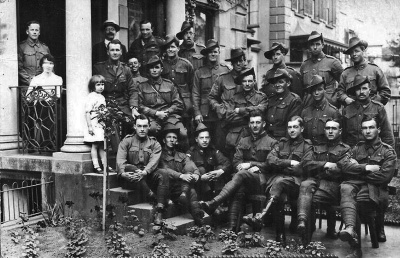Australian soldiers at St Helier House