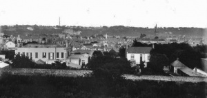 A view from the west, photographed by Percival Dunham