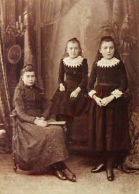 Three sisters photographed by T Price