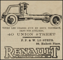 1924 advert in the Chronique de Jersey