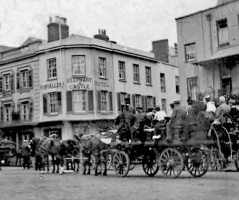 P McAllen's Elephant and Castle Hotel, later became Adderson's Star and then The Star. Now the site of Wildfire