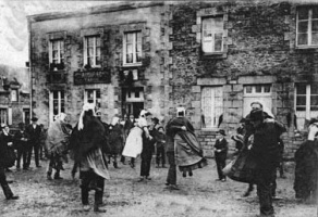Plaintel, the Brittany town where the family lived