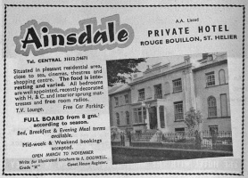 Ainsdale Hotel, Rouge Bouillon, 1964 tourism guide advert