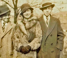 ... Kathleen Cox with her sons Samuel and Joseph