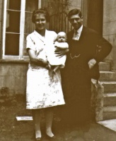 Edna Carrel with Samuel and Jean