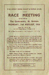 Race programme 1954