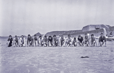 Sunshine Hotel guests' sports day in 1965