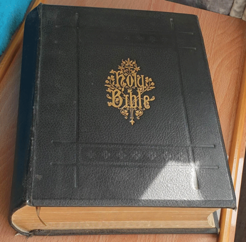 A Bible presented to Maud Lydia Coutanche ...