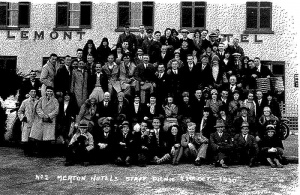 Hotel staff outing in 1930