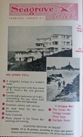 Seagrove Hotel 1970 advert