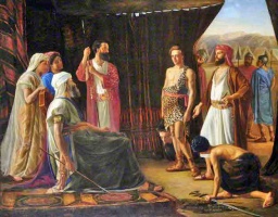 David with Goliath's head; Walter Ouless