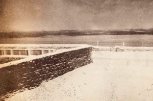 Another picture of snow at Marine Terrace, probably taken in 1853