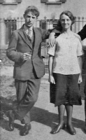 Annie Lewis (1878-1941) and her son Henry Thomas Johnson (1906-1960)