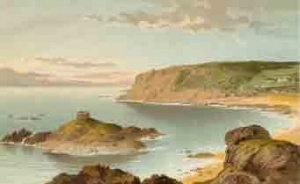 An 1890 painting of Portelet