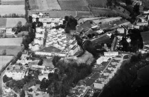 The housing estate in the 1960s. It has since been demolished and rebuilt