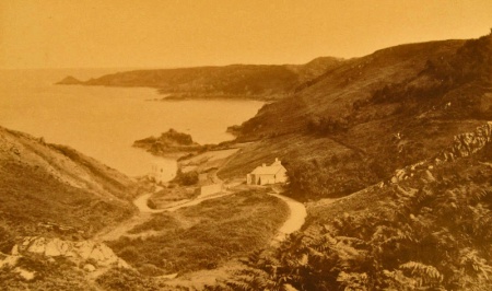 An albumen print of Bouley Bay
