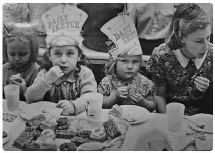 ... hats supplied by the Daily Sketch