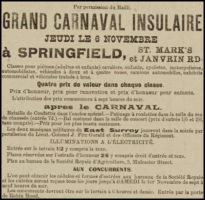 A grand island carnival was advertised in Chronique de Jersey in 1924