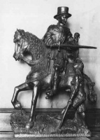 Statue of St Martin donated by Lady Trent in 1936