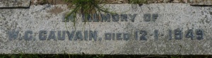 Cauvain - Mont a l’Abbe cemetery