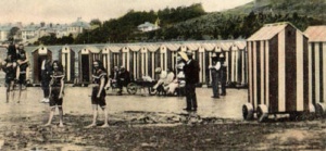 Bathing machines at West Park