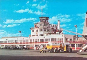 The terminal building in 1957