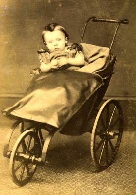 Baby and pram by Price