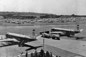 An air rally in the late 1950s