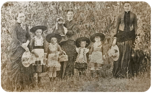 Melvina Amanda Robilliard with her husband Joseph Knight and their children