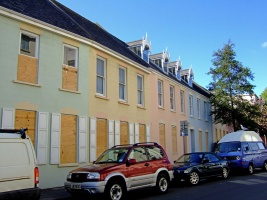 These buildings were listed, but were nevertheless allowed to be demolished to make way for a new development in the 21st century
