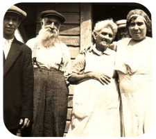 Thomas and Harriet Hooper, nee Berry and John and Janet, nee Russell