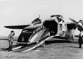Bristol Freighter, a car carrying transport aircraft