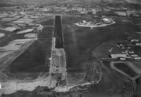 Surfacing the runway in 1952